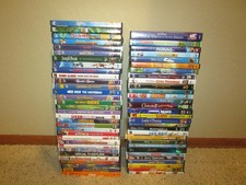 Huge All Kids Family DVD Lot 62 DVD's Total Many Disney picture