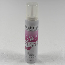 Vintage Clairol Condition 3-in-1 Extra Hold Mousse Extra Care Sunscreen 6 oz picture