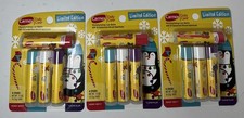 3x CARMEX Limited Ed. MERRY BERRY SUGAR COOKIE CANDY CANE SUGAR PLUM Lip Balm picture
