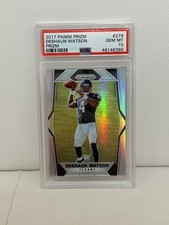 PSA 10 Panini 2017 Prizm Football Deshaun Watson Silver Rookie Card Browns picture
