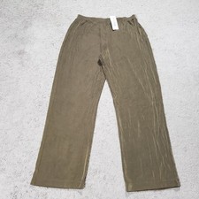 NEW Chico’s Travelers No Tummy Pants Sz 3R 16 18 Brown Pull On Slinky Knit NWT picture