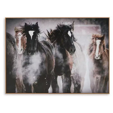Chaseburn Framed Horses Art Print 36 In. X 48 In. picture