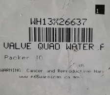 🚨New OEM GE WASHER Water Inlet Valve for  Washer PS12171559 WH13X26637🚨 picture