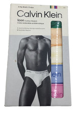 Calvin Klein Men's Icon Cotton Stretch 5-Pack Hip Brief LARGE picture