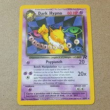 Wizards of the Coast Dark Hypno 9/82 Team Rocket Rare 2000 Eng 60HP Stage 1 picture