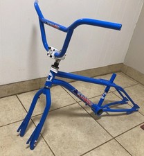 1986 GT World Tour Frame Set Maui Blue Powdercoat: Dual Guide Fork, Bars, Stem picture