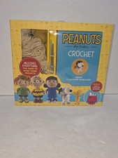 Peanuts Crochet Kit Thunder Bay Schulz Charley Brown Snoopy - New SEALED picture