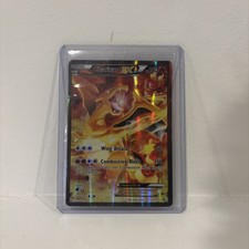 2016 Pokemon Charizard EX XY121 Black Star Promo Full Art Holo MP picture