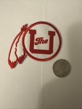University of Utah Utes Vintage Embroidered Iron On Patch 2.5” X 2” picture