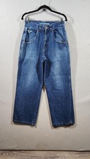 Unionbay Jeans Mens 31x32 Baggy Directionally Engineered Vector Vintage 90s picture