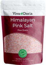 Viva Doria Natural Himalayan Crystal Pink Salt, Fine Grain, 5 Lb picture