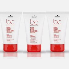 3X Schwarzkopf Professional Bonacure Peptide Repair Rescue Sealed Ends - 100ml picture