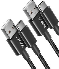 Anker Cable [2-Pack, 3ft] Premium Nylon USB A to Type C Charger Cable picture
