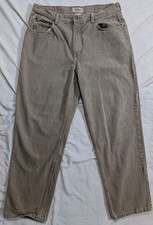 Vintage L.L. Bean Relaxed Fit Sand Beige Denim Jeans Size 35x30 OFJB9 LL Bean picture
