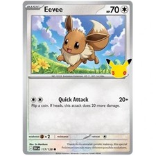 Eevee 117/128 30th Celebration Holo picture