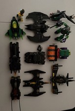 Lego Huge DC Lot Rare Builds Batmobile, Batwing, Joker Stem Roller Etc picture
