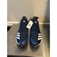 New Adidas Icon Bounce Baseball Cleats - Men's Size 13 - Collegiate Navy picture