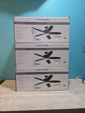 Kichler Renew Designer 52 in Matte White, LED, Flush Mount Or Downrod w/ Remote  picture