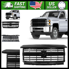 JOLONG Front Upper Hood Grille for 2015-2019 Chevy Silverado 2500/3500 HD picture