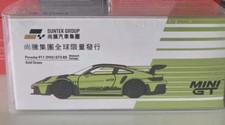 Mini‑GT ST004 Porsche 911(992)GT3 RS Weissach‑Package Acid‑Green Suntek Limited picture