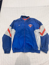 Vintage Reebok NBA New York Knicks Full Zip Jacket Size L Blue Gray Orange picture