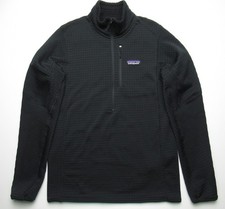 Patagonia R1 Fleece Pullover Embroidered Black 40110 Mens Small /  picture