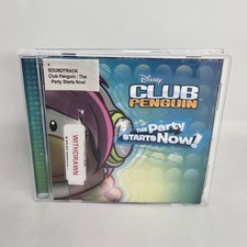 Disney Club Penguin - The Party Starts Now (CD, 2013) Ex-Library - HTF picture
