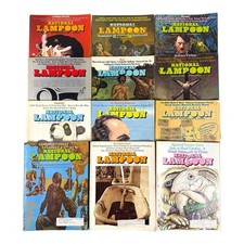 Lot Of 12 National Lampoon Magazine 1972 Complete Year Incl Hitler Frazetta picture