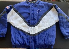 Vintage Dallas Cowboys Apex Puffer Jacket Size Large no hood picture
