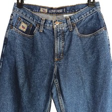 Vtg Cruel Girl Women's Low Rise, Relaxed Strait Leg Fit Medium Blue Wash Sz 11 L picture