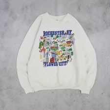 Vintage Rochester New York Crewneck Sweatshirt Size XL 1991 90s picture