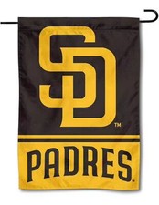 MLB San Diego Padres Garden Flag Double Sided MLB Padres Premium Yard Flag picture