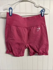 Gymshark Rose Pink Seamless High-Waist Athletic Shorts picture