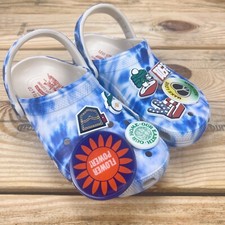 Levi’s x Crocs Unisex-Adult Classic Tie Dye Men's & Women's Exclusive Jibbitz picture