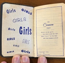 1955 Casanova Black Book – Vintage Dating “Player’s Guide” to Girls picture
