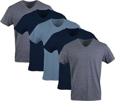 Gildan Men's V-Neck T-Shirts, Multipack, Style G1103 LARGE picture