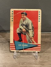 1961 Fleer Baseball Greats Lou Gehrig #31 Yankees Poor *Creases* picture