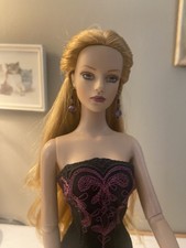 Tonner Tyler Sydney Strawberry Blonde Hair OOAK Mermaid Black Silk Gown picture