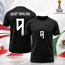 HOT SALE  2026 BRAUT HAALAND 9 Home & Away Jersey Fan Gift Unisex S-2XL picture