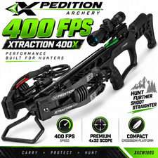 Xpedition Archery Xtraction 400X Crossbow 400 FPS 4x32 Scope XACW1005 picture