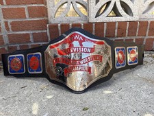 Nwa Television Heavyweight Wrestling Championship 2mm Belt Adult Size picture