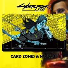 Playmat Cyberpunk TCG - V & Johnny Silverhand - 24''x14'' 600x350x2mm picture