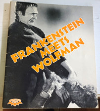 Vintage 1981 Frankenstein Meets Wolfman HC Monsters Series Ian Thorne Crestwood picture