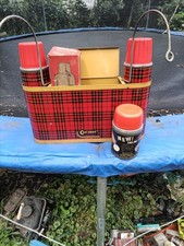 1950s vintage carsnac thermos and carrier  picture