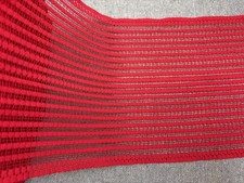 5 Yards Red Stretch Lace Trim Elastic Striped Sewing Lingerie 7.5” Wide picture