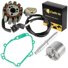 Caltric Charging Coil Stator & Flywheel with Gasket for Yamaha YZF R1 2004-2008 picture