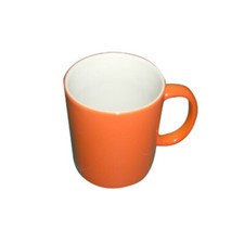 10pcs Full Color Changing Mug 11OZ Sublimation Coated Mugs Heat Press-Orange picture