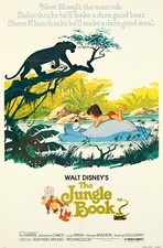 1967 Walt Disneys The Jungle Book Movie Poster 11X17 Mowgli Baloo Bagheera 🍿 picture