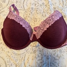Victoria S Secret Women's Burgundy and Purple Bra picture