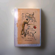 1882 Corticelli Silk House That Jack Built Parody 3rd Ed Victorian Advertising picture